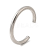 304 Stainless Steel Cuff Bangles for Men Women BJEW-Q042-06P-2