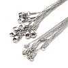 Tarnish Resistant Trendy Unisex 304 Stainless Steel Boston Link Chain Necklaces NJEW-L043-51P-2