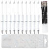 10Pcs ABS Plastic & Iron Ball-Point Pen AJEW-FS0001-41C-1