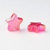 Eco-Friendly Transparent Acrylic Beads X-PL556-7-3