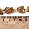 Electroplated Raw Rough Natural Amethyst Beads Strands G-Z131-J02-05-5