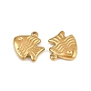 304 Stainless Steel Charms STAS-G357-06G-02-2
