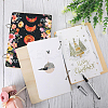 1 Set Wooden 2-Ring Loose Leaf Binder Postcard Phote Album Cover DIY-SD0001-02G-6