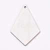 Unfinished Blank Wood Pendants WOOD-TAC0003-25-1