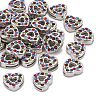 Alloy Rhinestone Slide Charms LS-RSB357-1-1