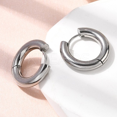 316F Stainless Steel Hoop Earrings EJEW-D341-01E-P-1