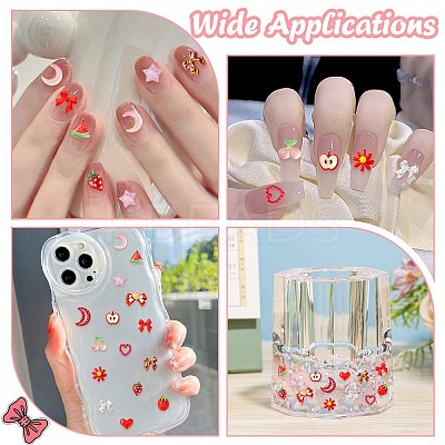 200Pcs Resin Cabochons MRMJ-CJ0001-25-1