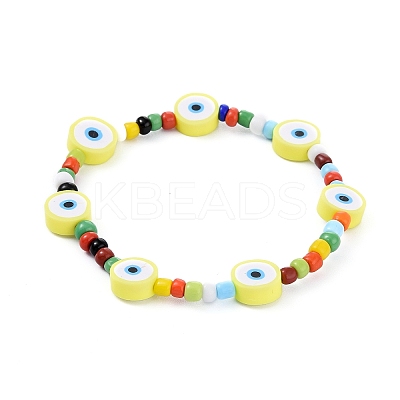 Glass Seed Beads Stretch Bracelets BJEW-JB06291-01-1