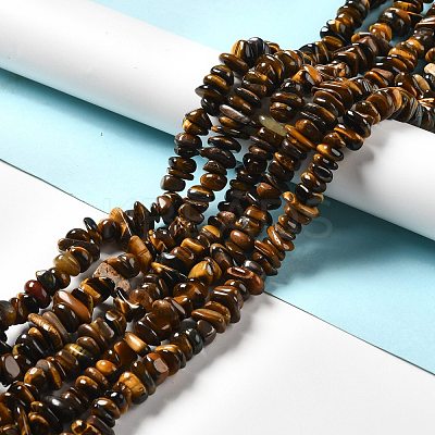 Natural Tiger Eye Beads Strands G-B026-03-1