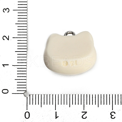 Printed Opaque Resin Pendants RE-CBA08CD-02B-1