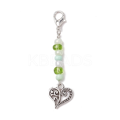 6Pcs Zinc Alloy Pendant Decorations HJEW-JM03159-02-1
