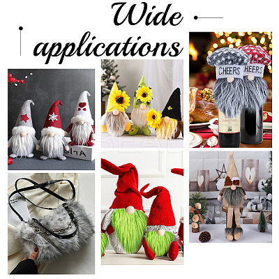 Artificial Wool Fabric for Christmas BJEW-WH0515-12D-1