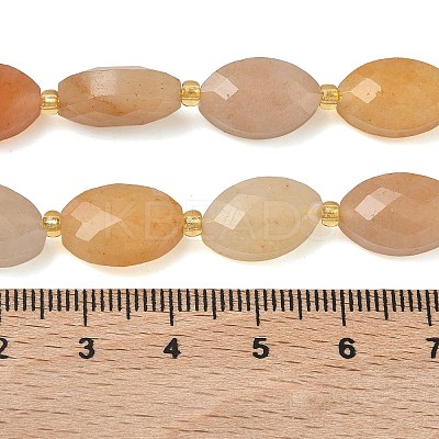 Natural Red Aventurine Beads Strands G-A295-A04-01-1