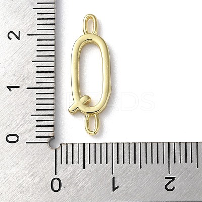 Rack Plating Brass Connector Charms KK-P245-07G-Q-1