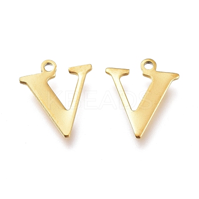 PVD Vacuum Plating  304 Stainless Steel Charms STAS-H112-V-G-1