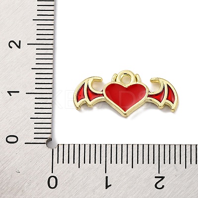 Alloy Enamel Pendants FIND-U024-03G-02-1