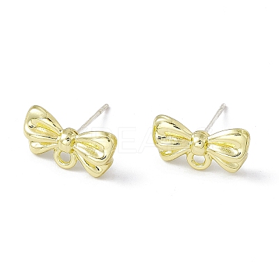 Rack Plating Alloy Stud Earring Findings FIND-I030-13LG-1