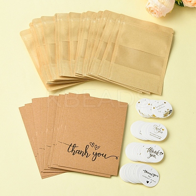 Thanksgiving Day Theme Resealable Kraft Paper Bags OPP-FS0001-13-1