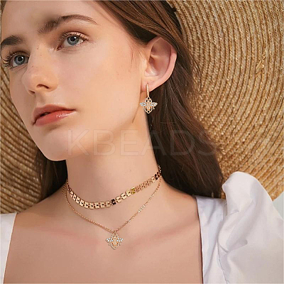 60Pcs Alloy Crystal Rhinestone Connector Charms ALRI-DC0001-01-1