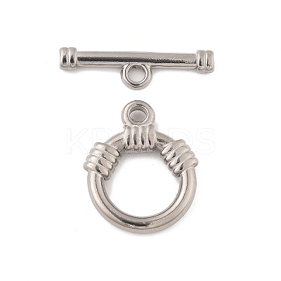 304 Stainless Steel Toggle Clasps STAS-B081-02P-1