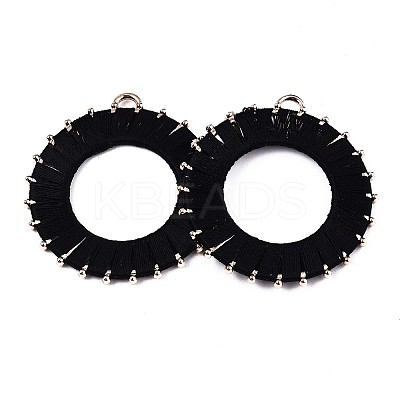 Polyester Woven Big Pendants WOVE-T013-005A-RS-1