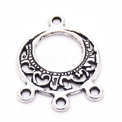 Tibetan Style Alloy Chandelier Components Links LS-PALLOY-WH0085-72-1