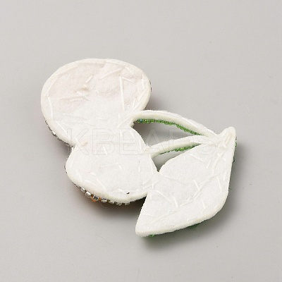 Glass Computerized Embroidery Iron on/Sew on Patches PATC-WH20003-02B-1