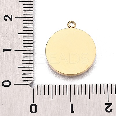 304 Stainless Steel Enamel Pendants STAS-L022-177A-G-1