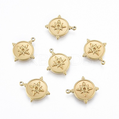 Ion Plating(IP) 304 Stainless Steel Pendant Rhinestone Settings STAS-N097-250LG-1