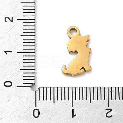 304 Stainless Steel Enamel Pendants STAS-G374-01G-07-1