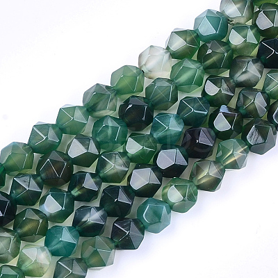 Natural Agate Beads Strands G-T121-08H-1