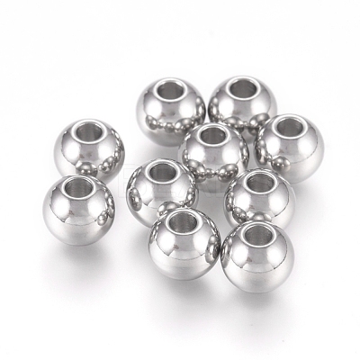 Tarnish Resistant 316 Surgical Stainless Steel Beads STAS-I144-01C-1