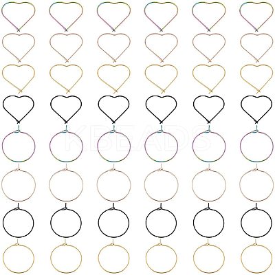 24Pcs 6 Style Ion Plating(IP) 316L Surgical STAS-DC0001-22-1