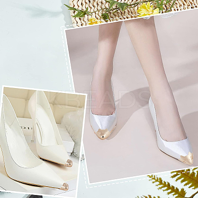 6Pcs 3 Style Alloy Shoes Creases Protector FIND-GF0004-89LG-1