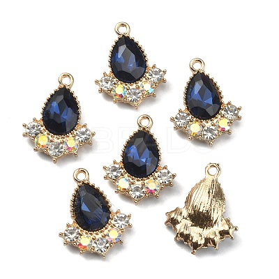 Glass Rhinestone Pendants FIND-TAC0017-07LG-03-1