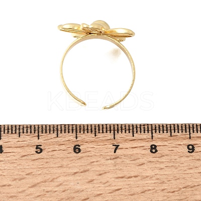 Brass Cuff Open Rings KK-CBA5B62-07G-1
