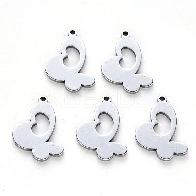 Tarnish Resistant 304 Stainless Steel Pendants STAS-N092-90-1