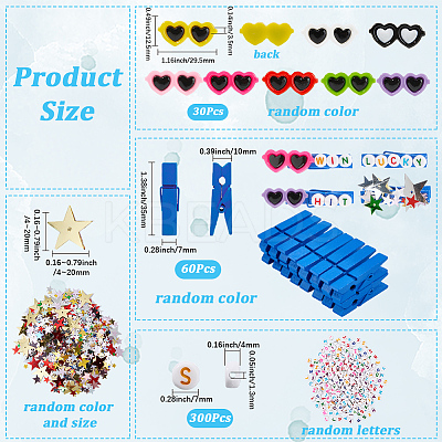 DIY Wooden Clips Making Kits DIY-SP0005-11-1