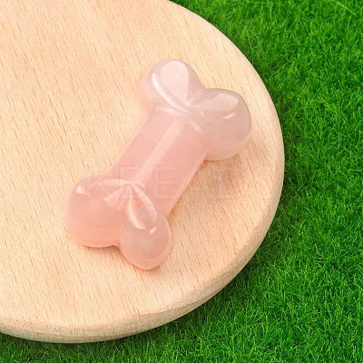 Natural Rose Quartz Carved Healing Bone Figurines PW-WG39010-10-1