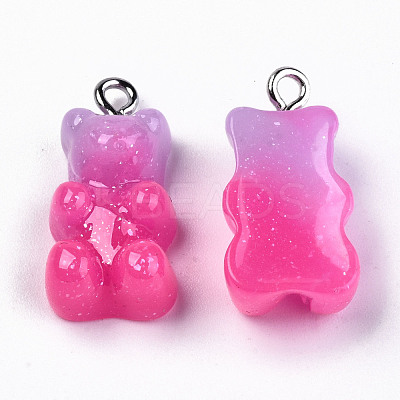 Opaque Resin Pendants CRES-N021-32C-1