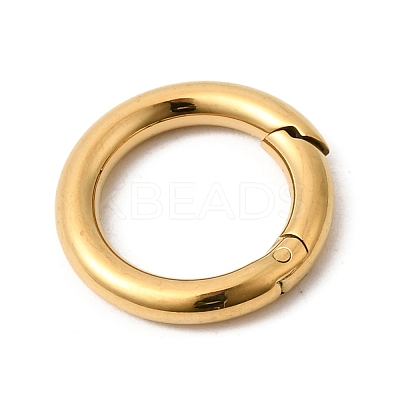 304 Stainless Steel Spring Gate Rings STAS-B128-05G-02-1