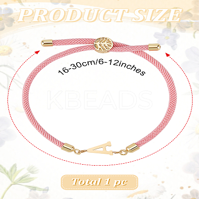 1Pc Adjustable Nylon Cord Slider Bracelets for Women BJEW-LP0001-32A-03-1