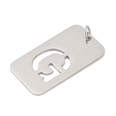 304 Stainless Steel Pendants STAS-M115-01P-G-1