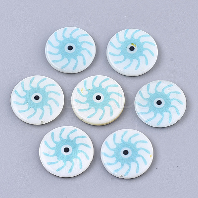 Natural Freshwater Shell Beads SHEL-R023-04C-1