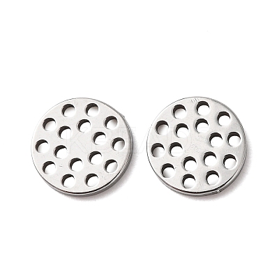 Hollow 304 Stainless Steel Charms STAS-G385-05P-02-1