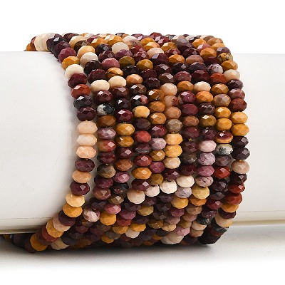 Natural Mookaite Beads Strands G-B175-A06-2x4mm-1