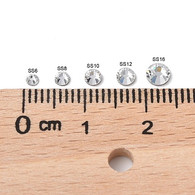 Preciosa® Crystal Hotfix Flatback Stones Y-PRC-HSS6-50010-1