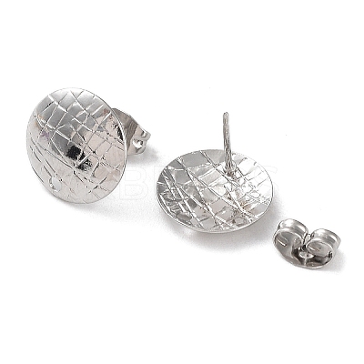 Non-Tarnish 304 Stainless Steel Stud Earring Findings STAS-M323-03P-1