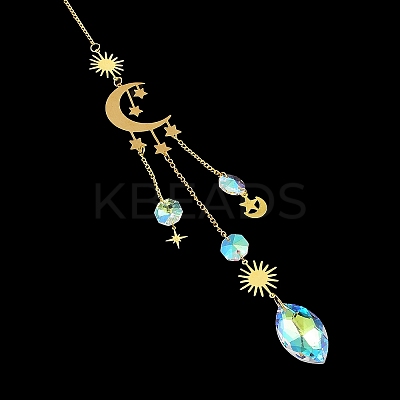Brass Big Pendant Decorations LS-HJEW-M005-04B-G-1