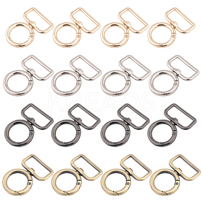 Zinc Alloy Swivel Clasps PALLOY-PH0013-84-RS-1